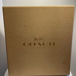 Coach Dog Collar Large - Signature C Brown Red Leather NWT  *** PRICE IS FIRM